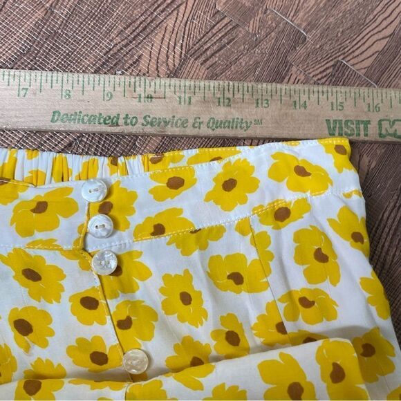 Faithful the Brand Marin Midi Skirt Constance Button Front Floral 8 L‎ - Picture 8 of 11